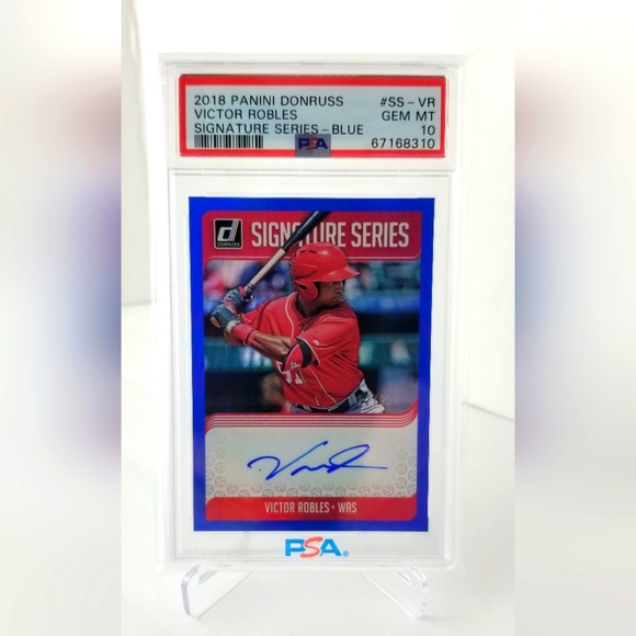 2018 Victor Robles RC 5 Card Lot with 1/1 Auto PSA 9 & PSA 10 Cards # SS-VR - Picture 9 of 10